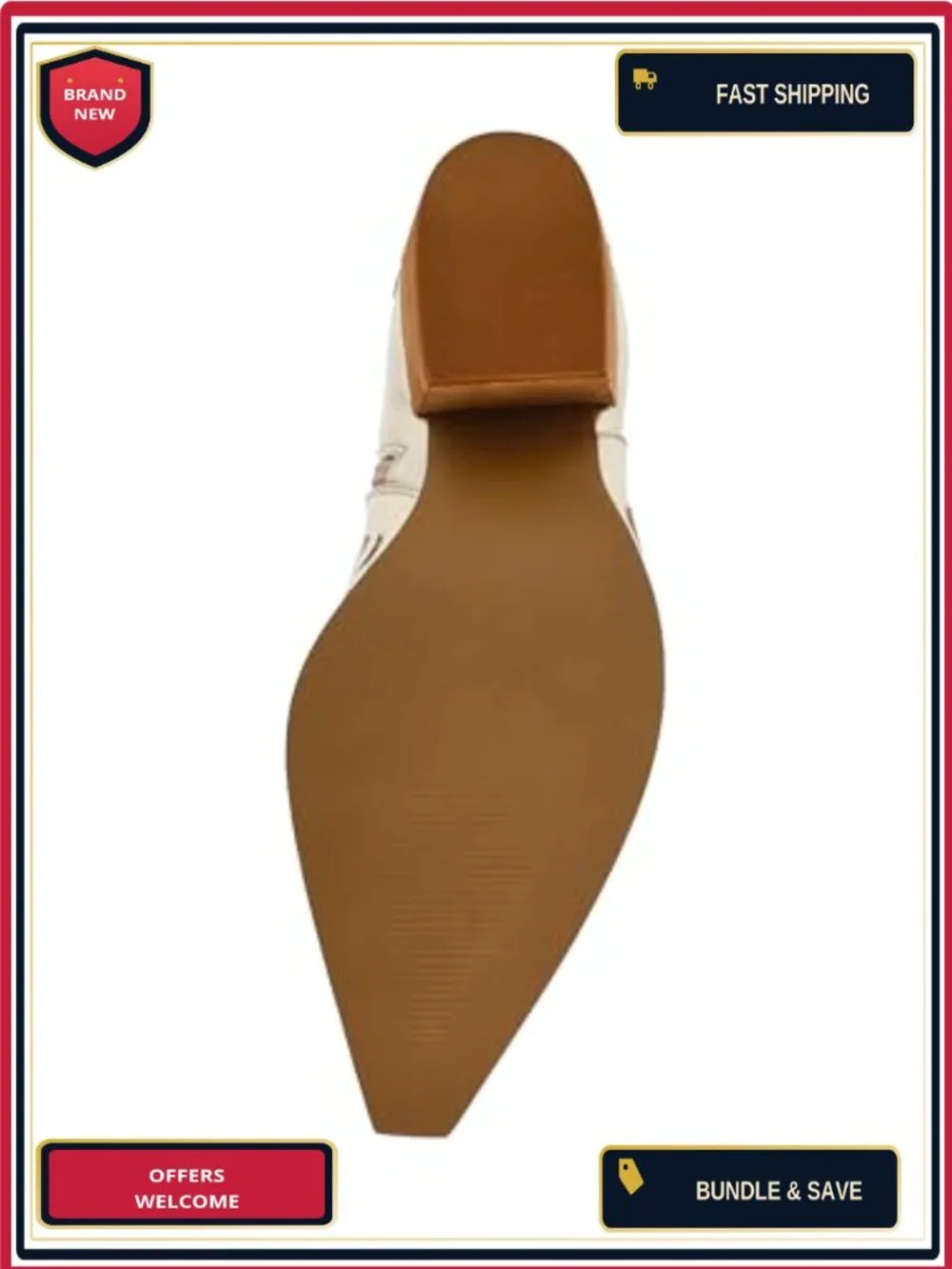 Betsey Johnson Women's Pointed Toe Western Bootie with Wood-Like Heel